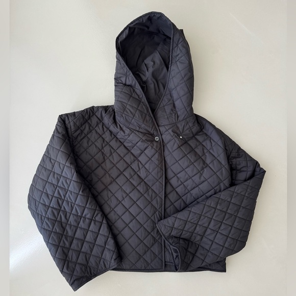 NWT Hermes Black Quilted Jacket Size 36 - Picture 8 of 11